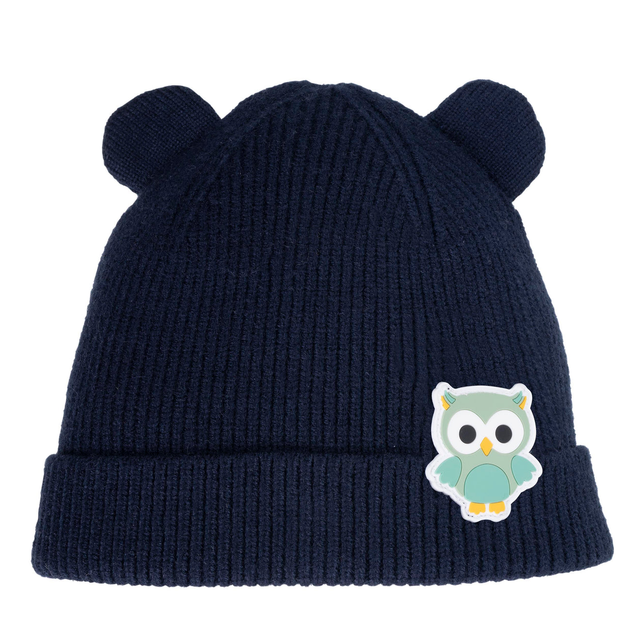 Gorro Niños 2/4 años orejas Marino búho