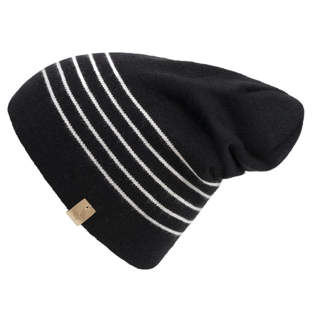 Gorro Mujer Soft Touch Negro rayas - Isotoner