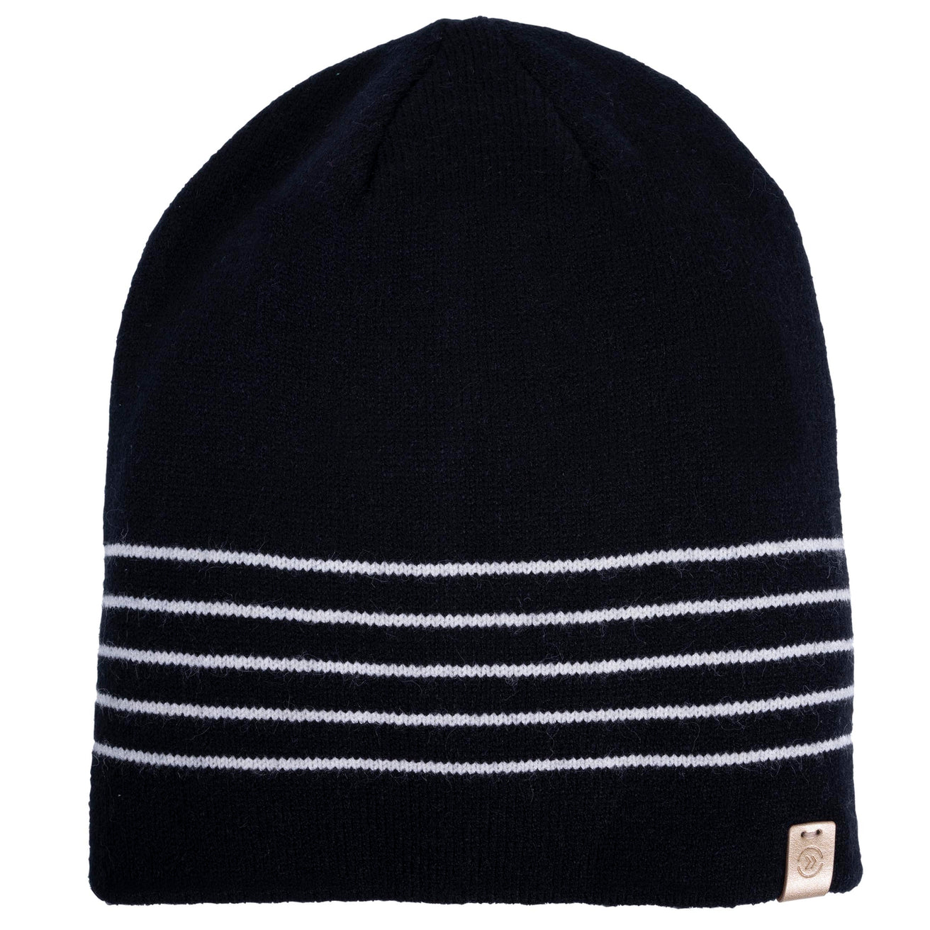 Gorro Mujer Soft Touch Negro rayas