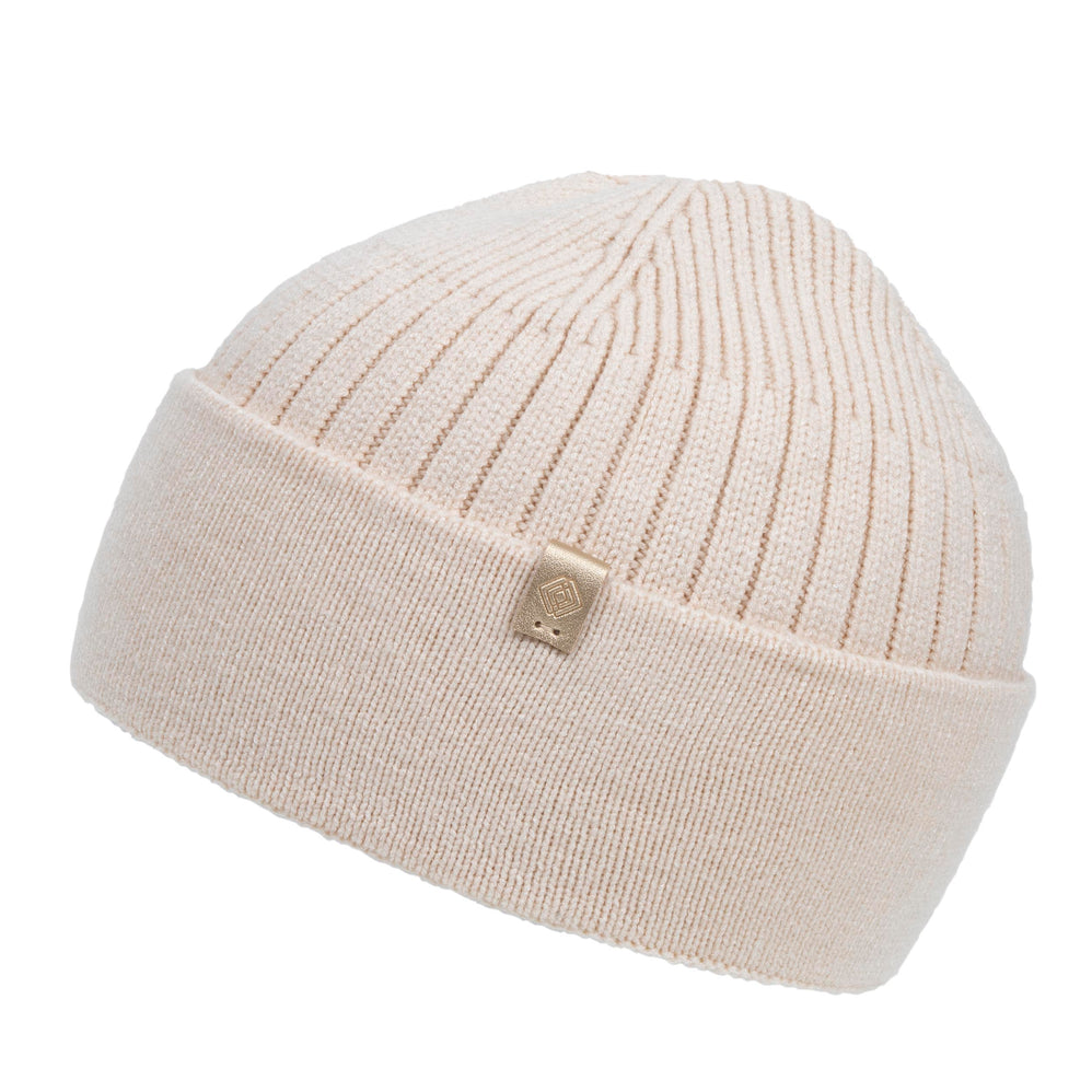Gorro Mujer Ultra-suave punto acanalado Beige - Isotoner