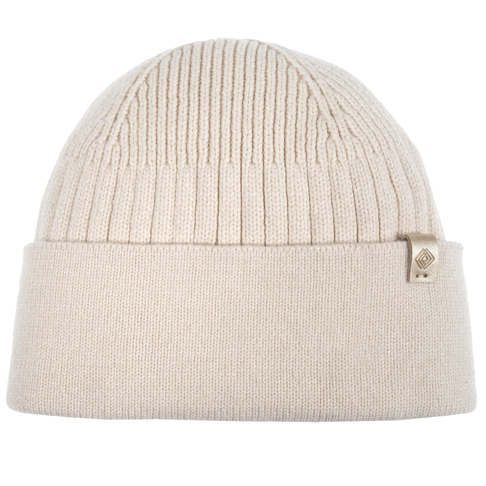 Gorro Mujer Ultra-suave punto acanalado Beige - Isotoner