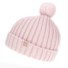 Gorro Mujer con pompon trenzas Negro poudré Isotoner