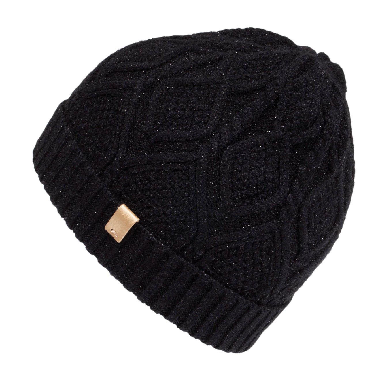 Gorro Mujer malla Soft Touch lurex Negro