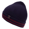 Gorro Hombre Soft Touch Negro ribete verde marine Isotoner