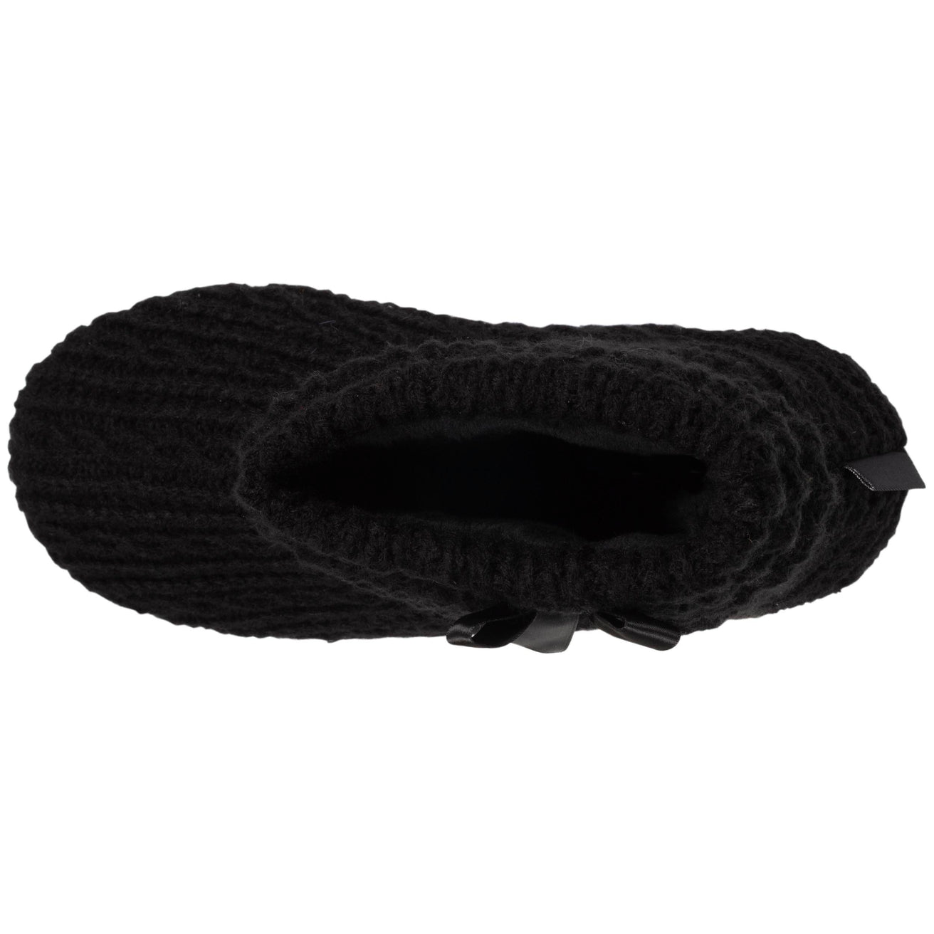 Zapatillas de casa botines Punto Nudo Negro