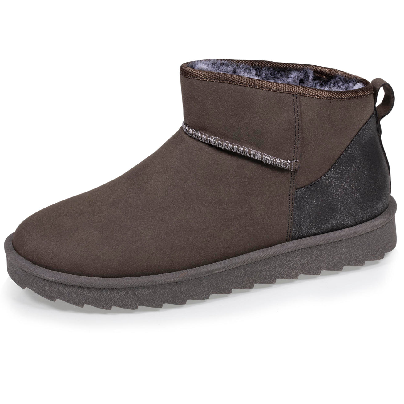 Botas bajas Mujer imitación piel Gris