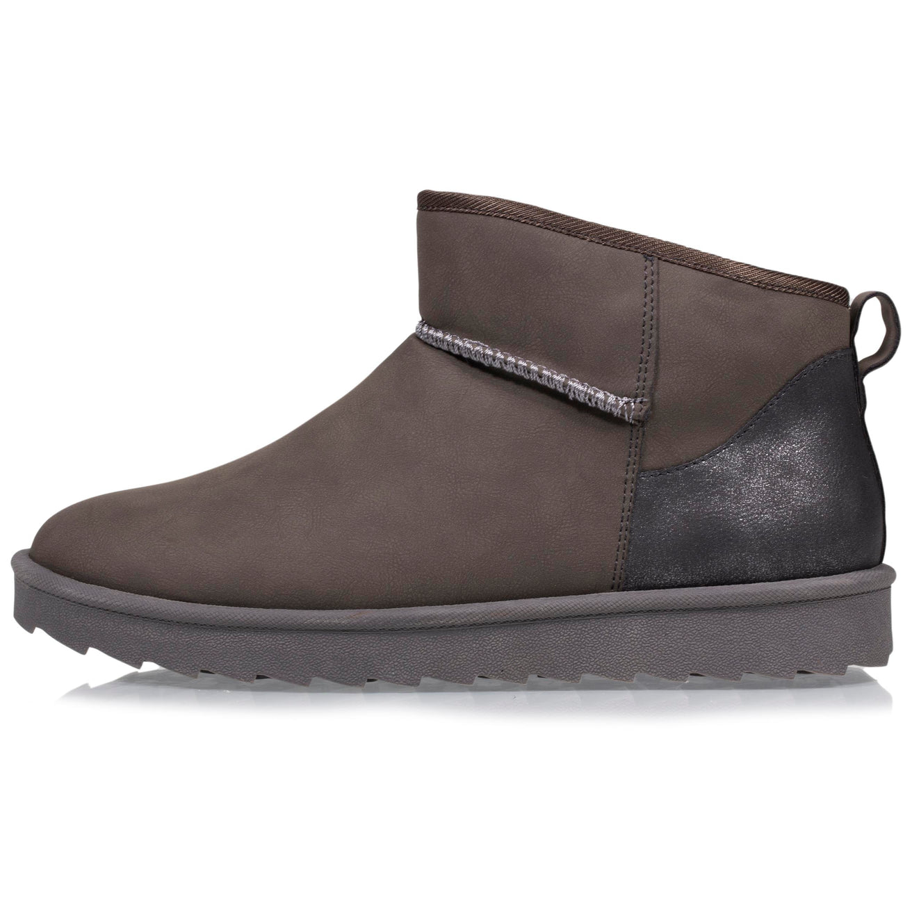 Botas bajas Mujer imitación piel Gris