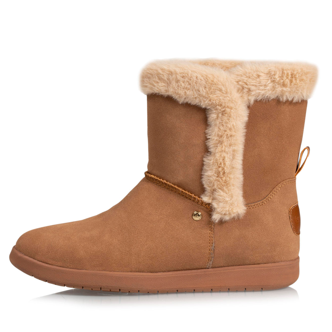 Botas Mujer forrados con reverso Camel