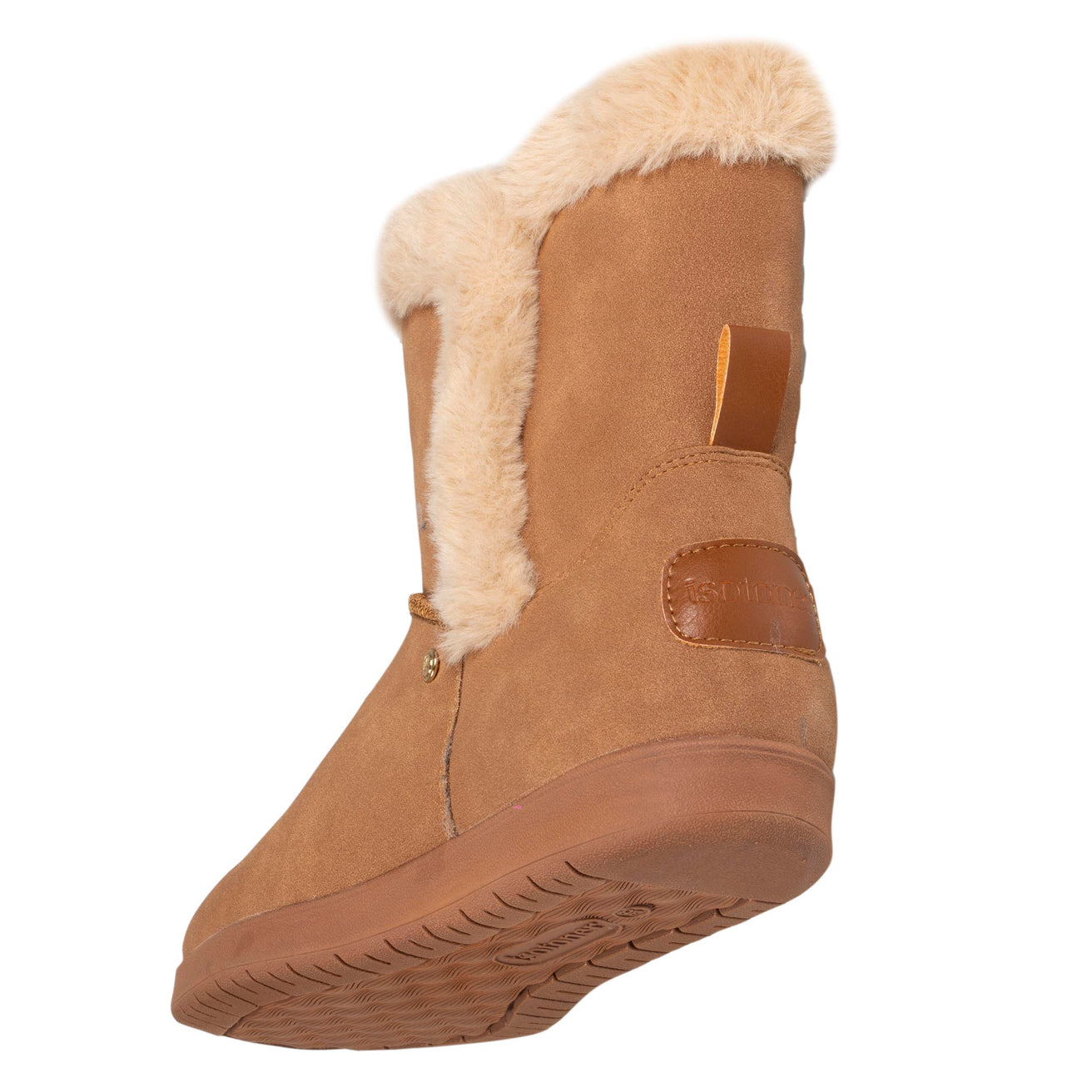 Botas Mujer forrados con reverso Camel