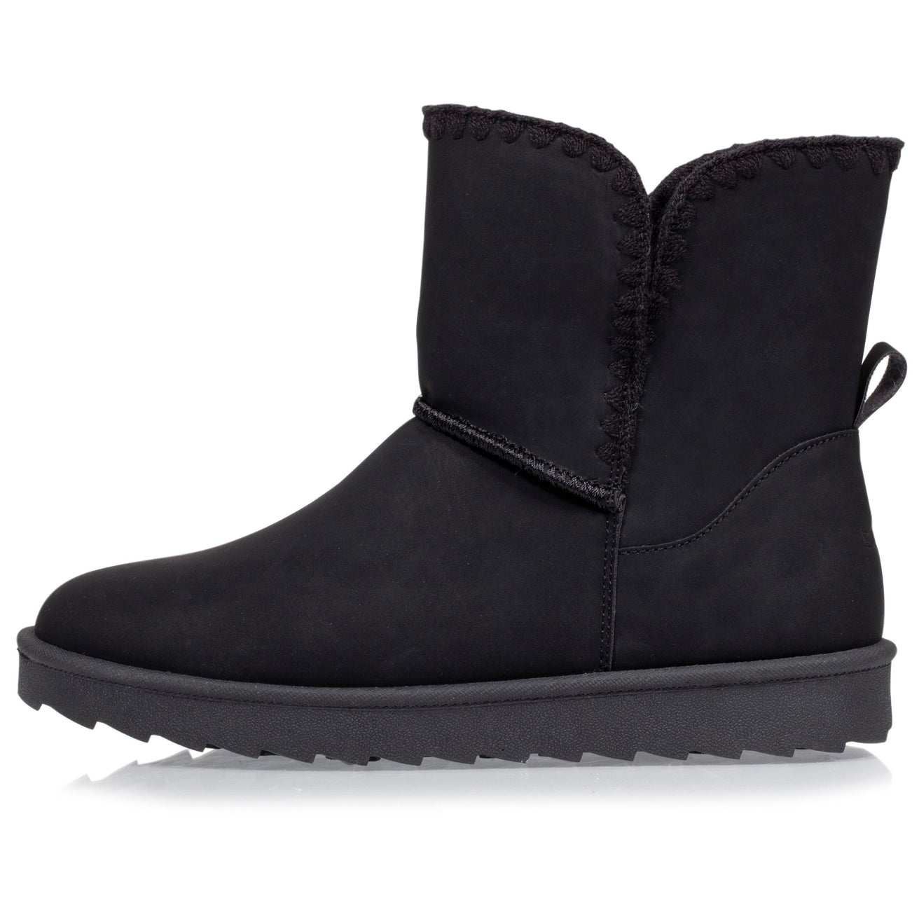 Botas altas Mujer imitación piel Negro
