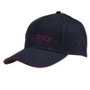 Casquette Adulte Rouge Broderie marine - Isotoner
