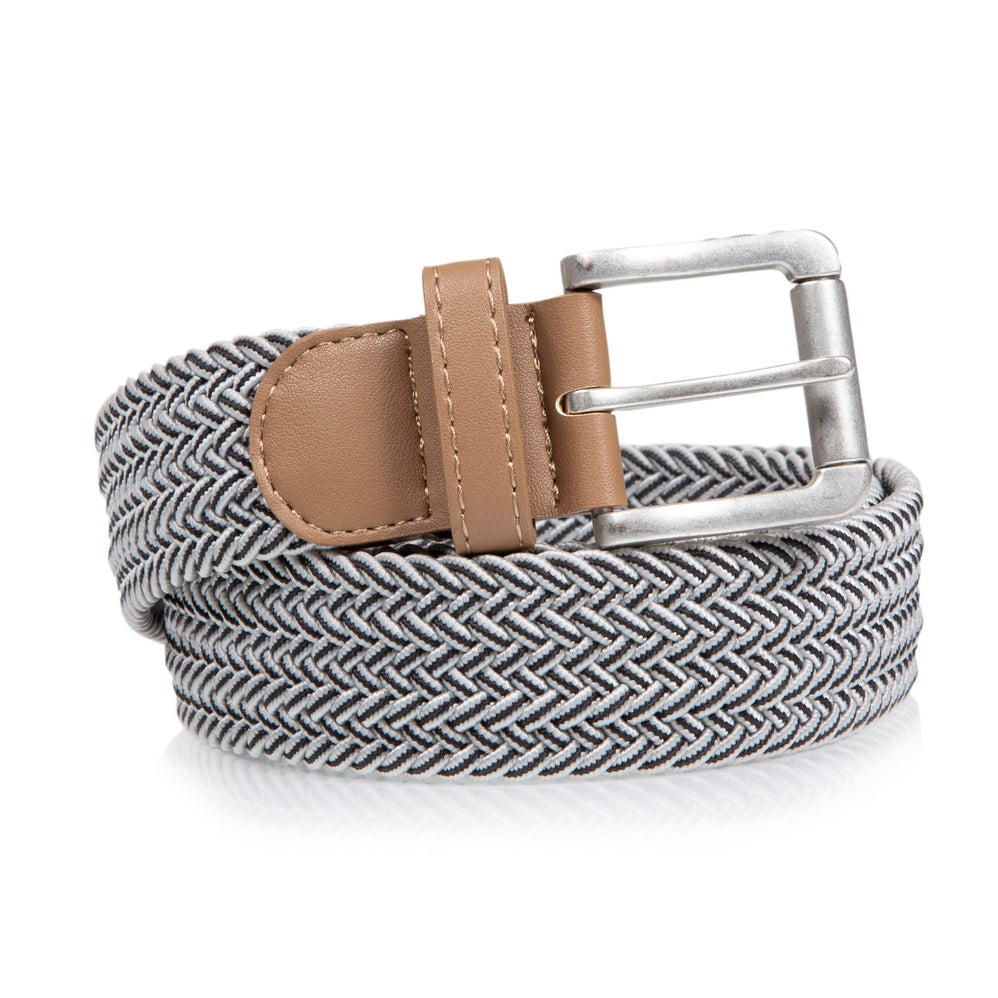 Cinturón Hombre trenzada bicolor Gris Jaspeado - Isotoner