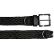 Cinturones Hombre tejido trenzado Negro