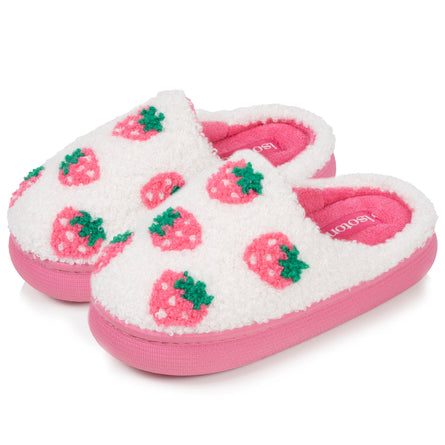 Zapatillas de casa Chinelas BLOUP Niños Marfíl fresas - Isotoner