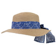 Sombrero Mujer Bandana Azul