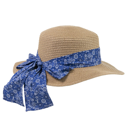 Sombrero Mujer Bandana Azul - Isotoner