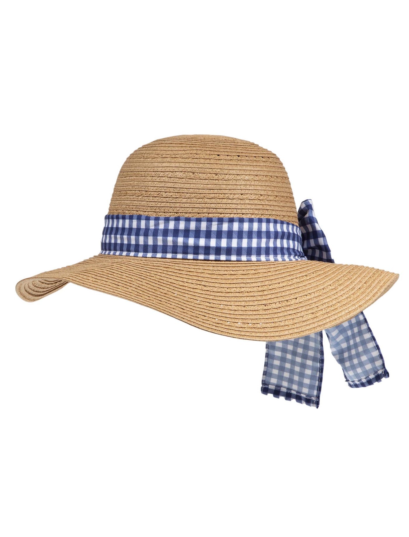 Sombrero Mujer capeline Pañuelo Vichy