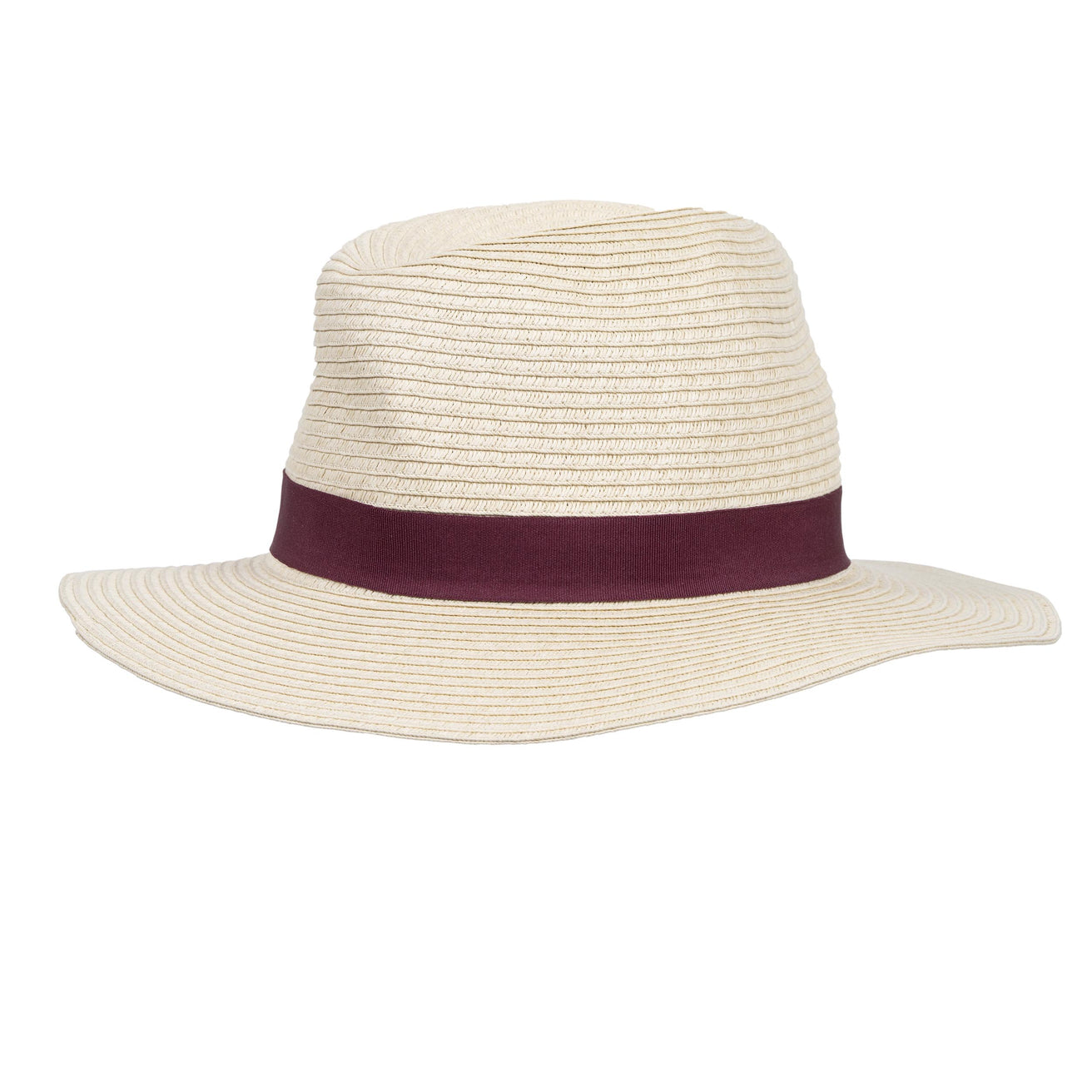 Sombreros Fedora Mujer lazo Burdeos