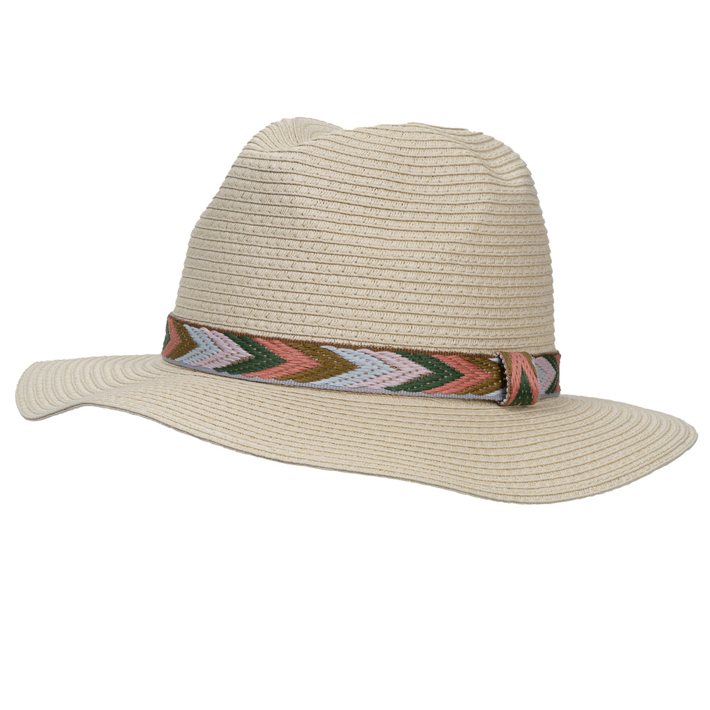 Sombrero Mujer Fedora con lazo mexicano - Isotoner