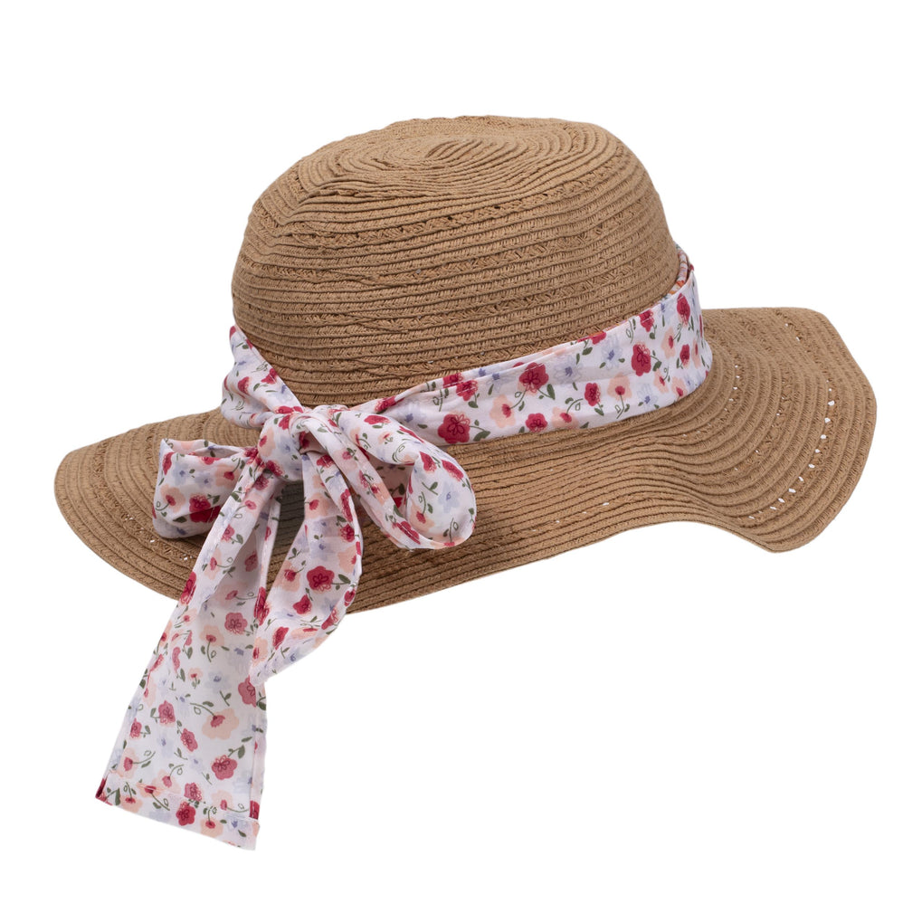 Sombrero Mujer capeline Pañuelo flores - Isotoner