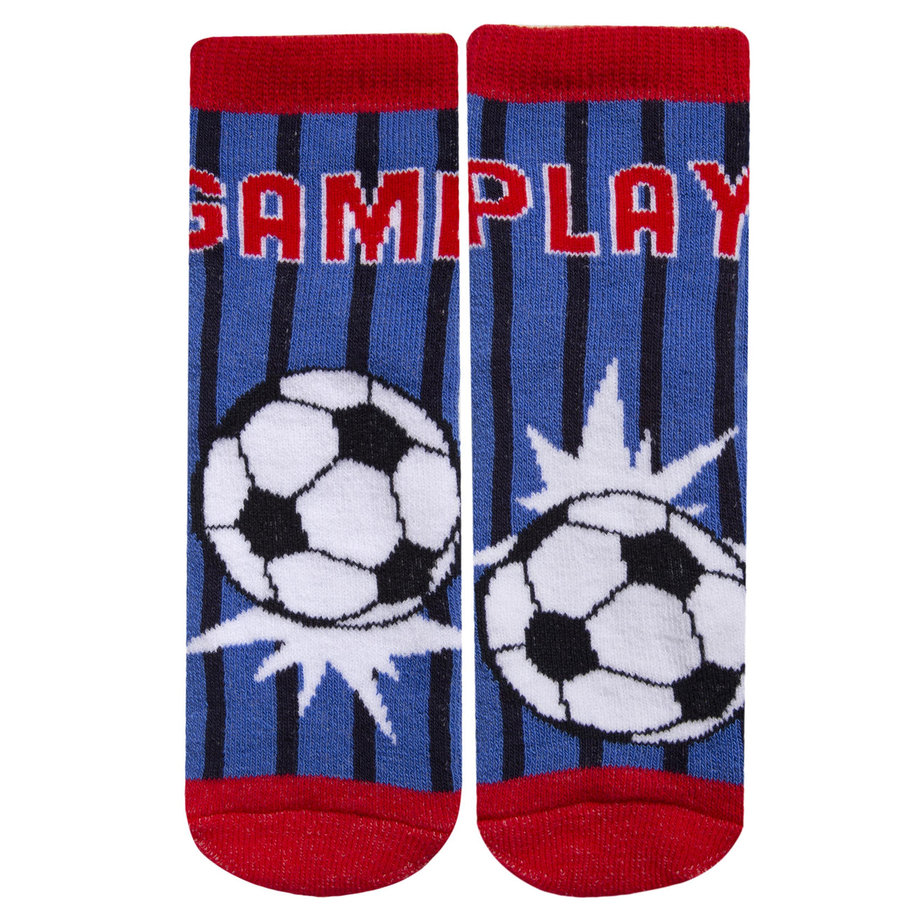 Calcetines antideslizantes Niños Fútbol 1/4 años