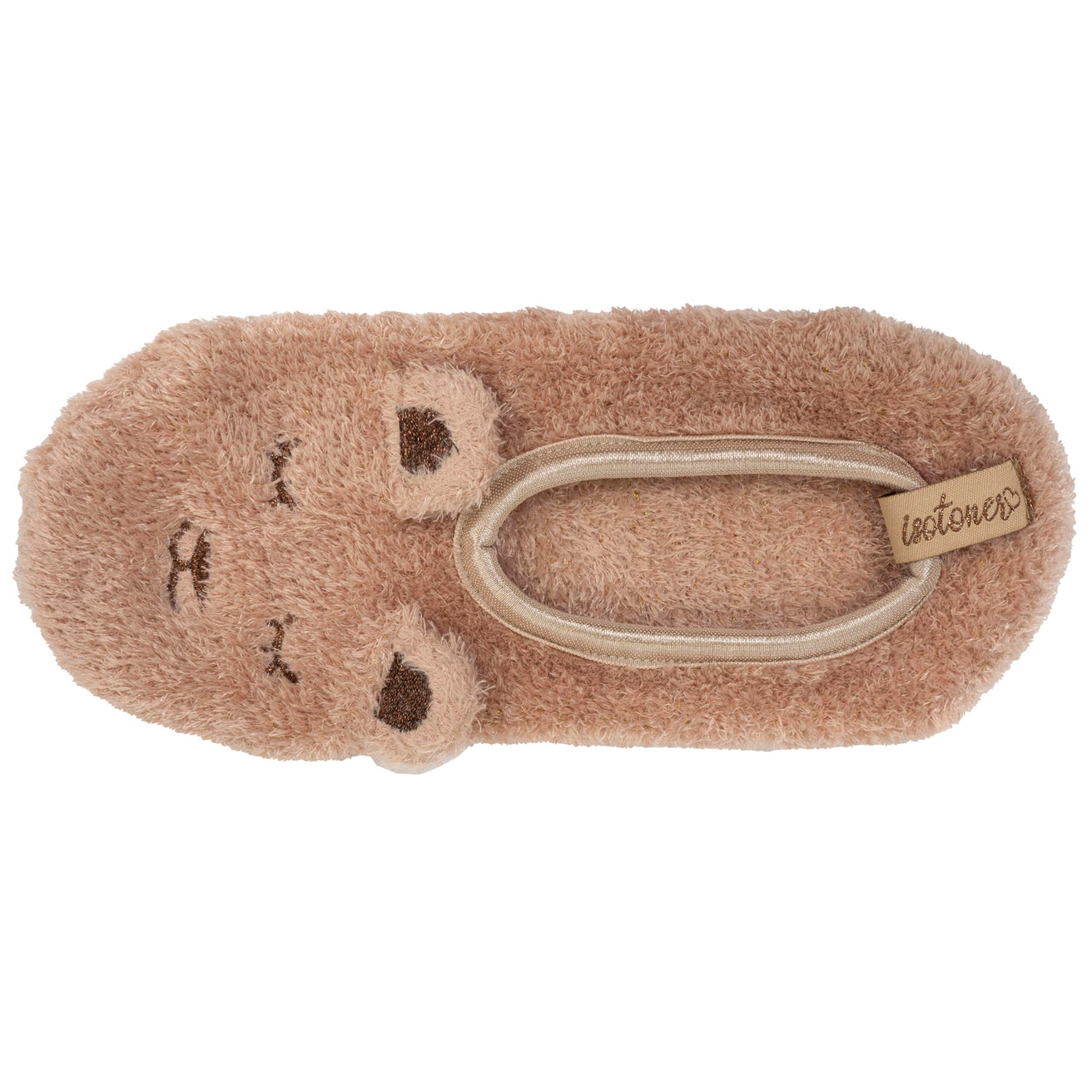 Calcetines Mujer 3D malla peluche Beige