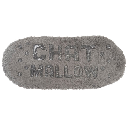 Calcetines Mujer 3D malla peluche Gris - Isotoner