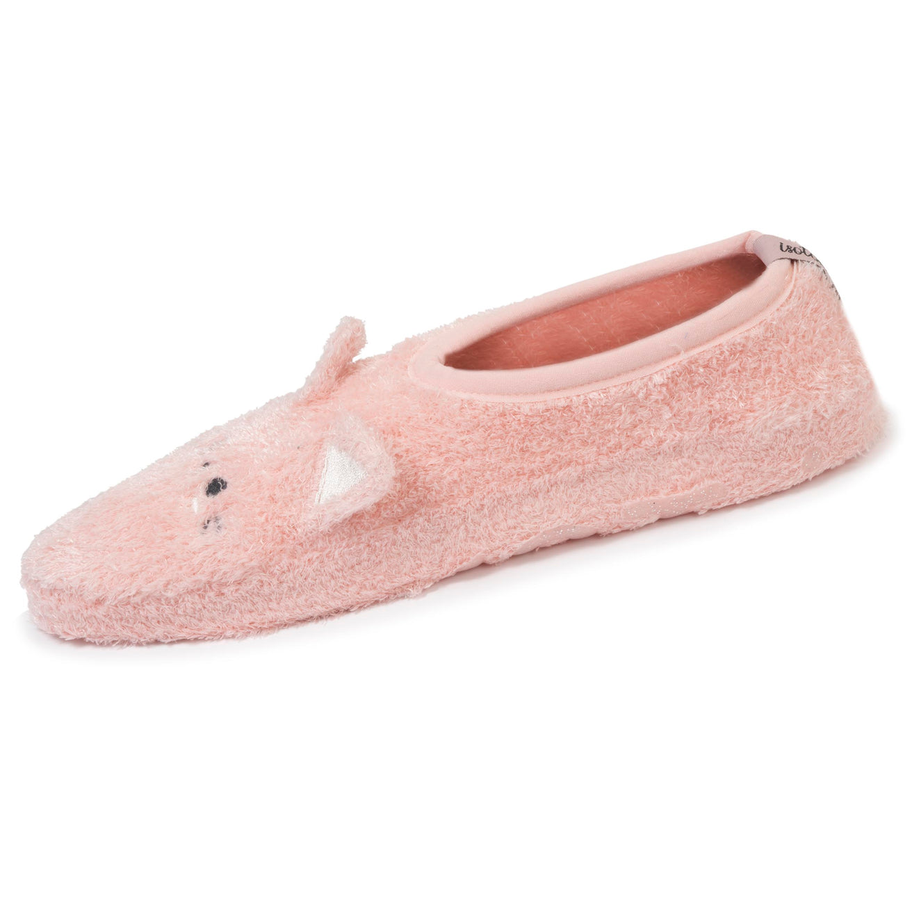 Calcetines Mujer 3D malla peluche Rosa