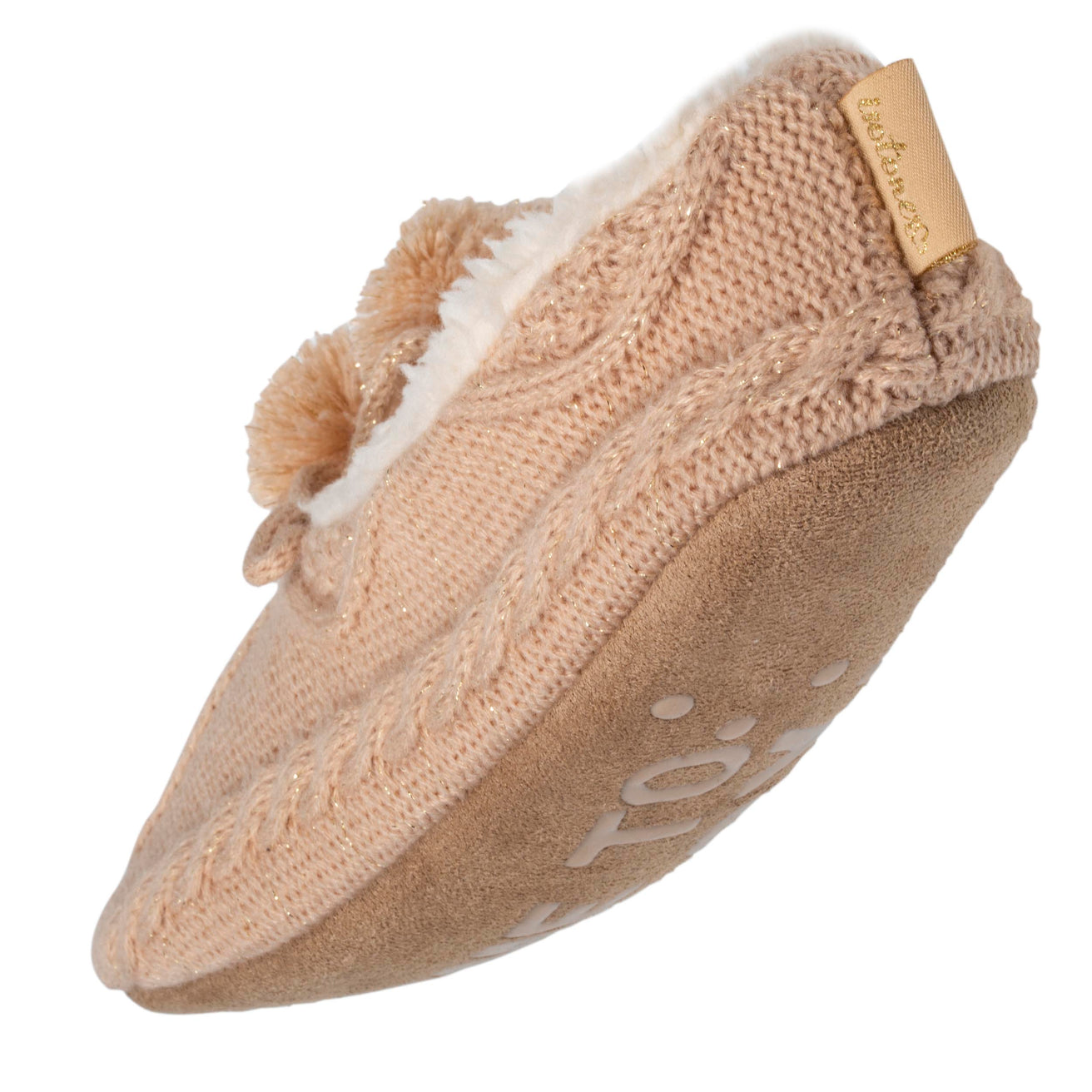 Calcetines-pantuflas Mujer Borlas