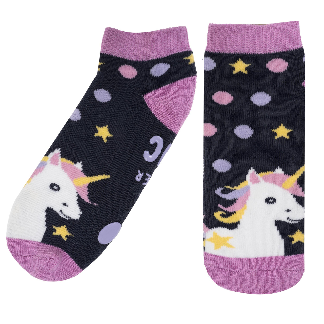 Calcetines antideslizantes Niña Marino 1/4 años