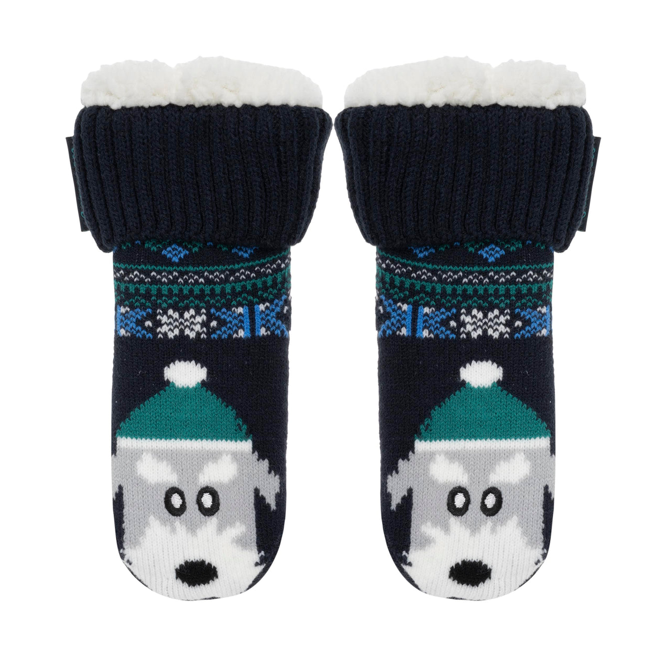 Calcetines forrados Niños Marino Navidad 1/8 años