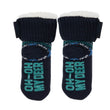 Calcetines forrados Niños Marino Navidad 1/8 años