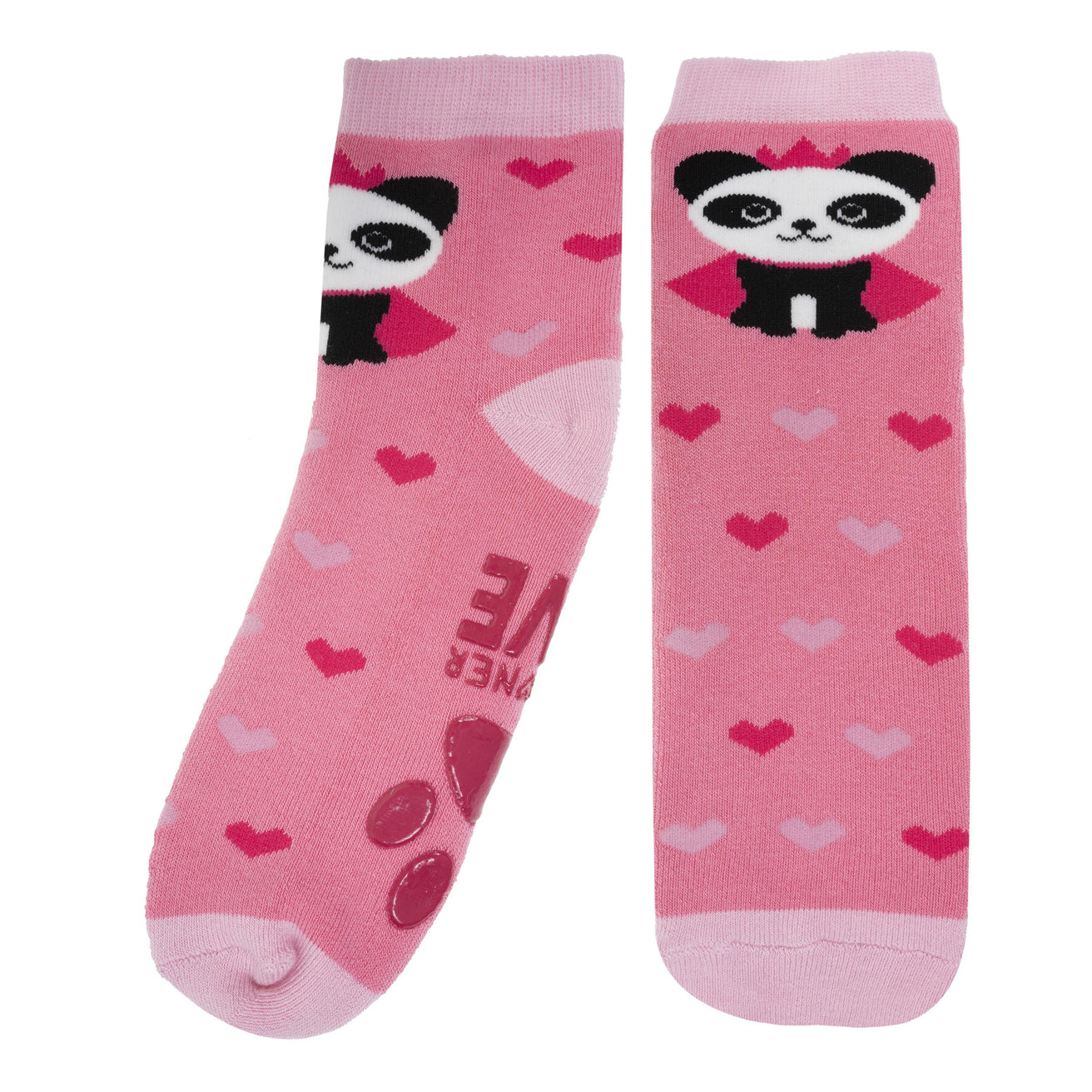 Calcetines antideslizantes Niña Rosa 1/4 años