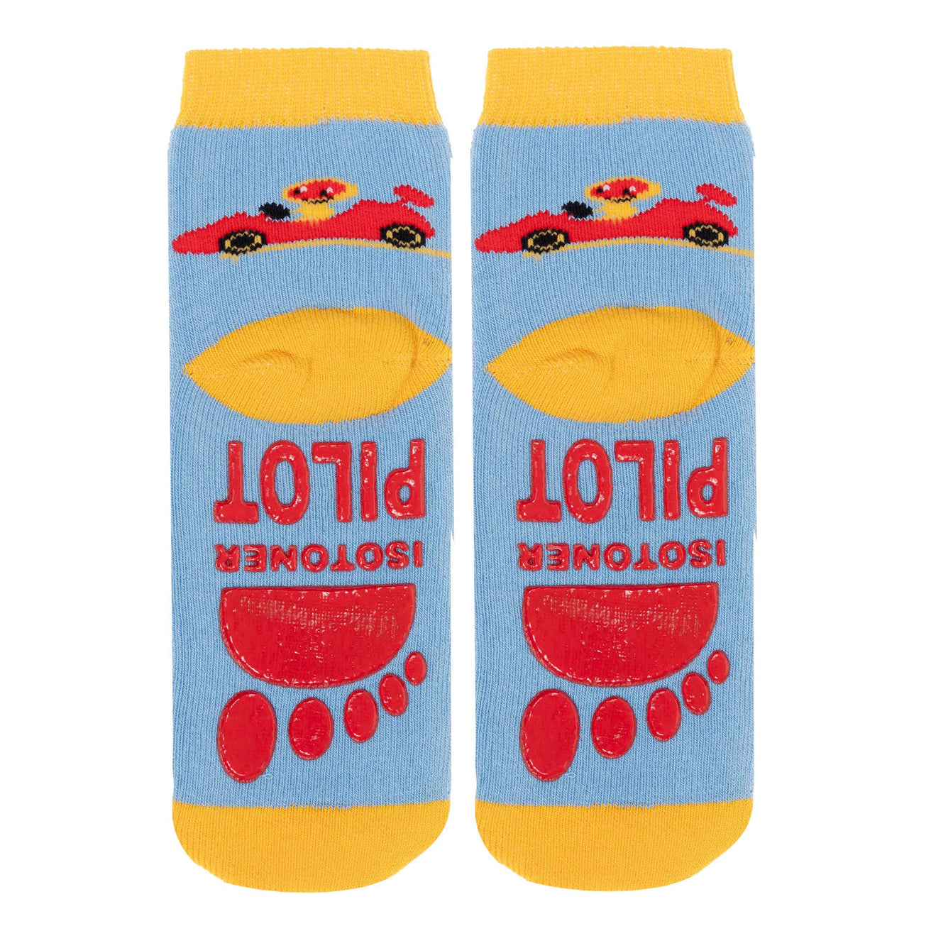 Calcetines antideslizantes Niño Amarillo 1/4 años