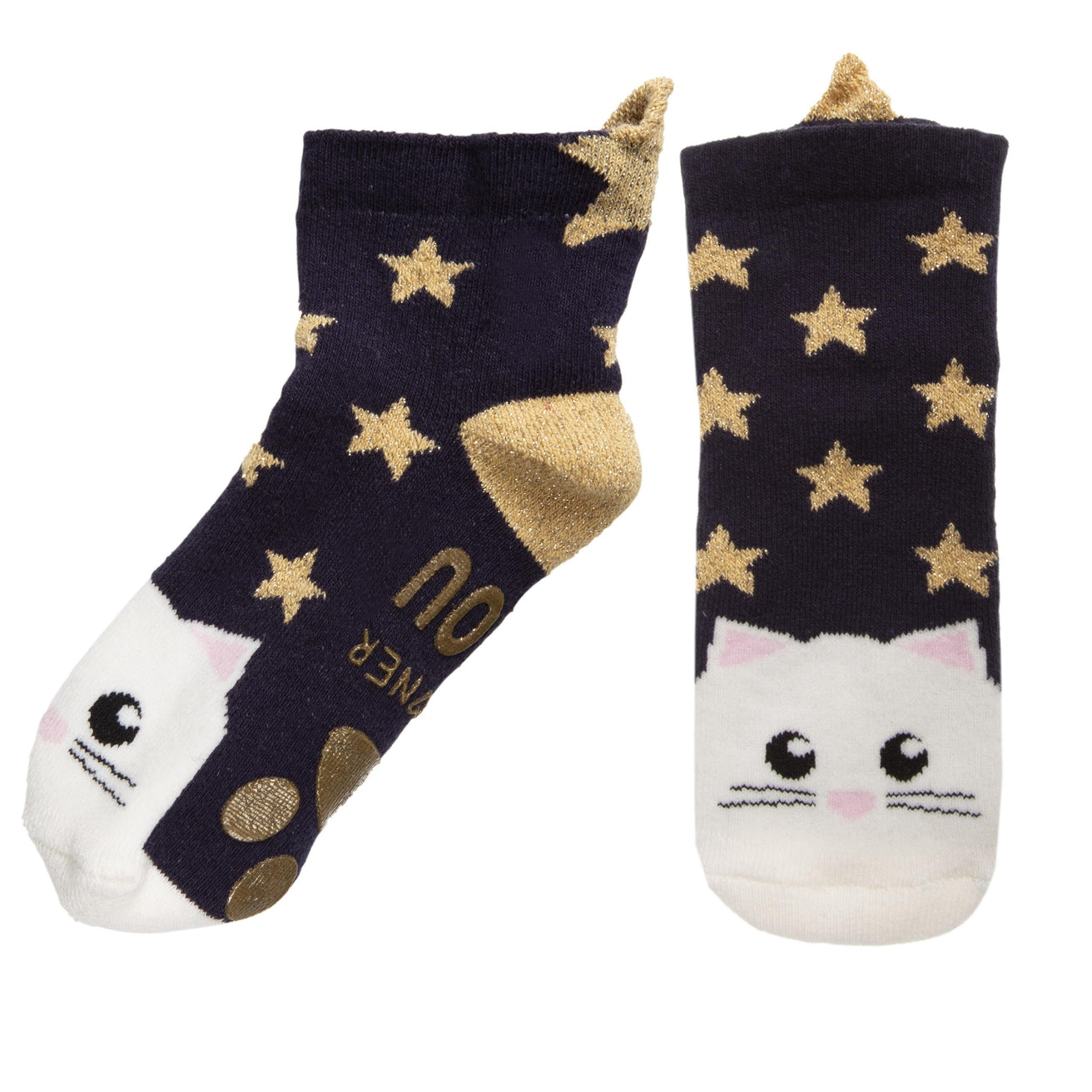 Calcetines antideslizantes Niños Gato 1/4 años