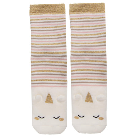 Calcetines antideslizantes Niños Unicornio Rosa 5/8 años - Isotoner