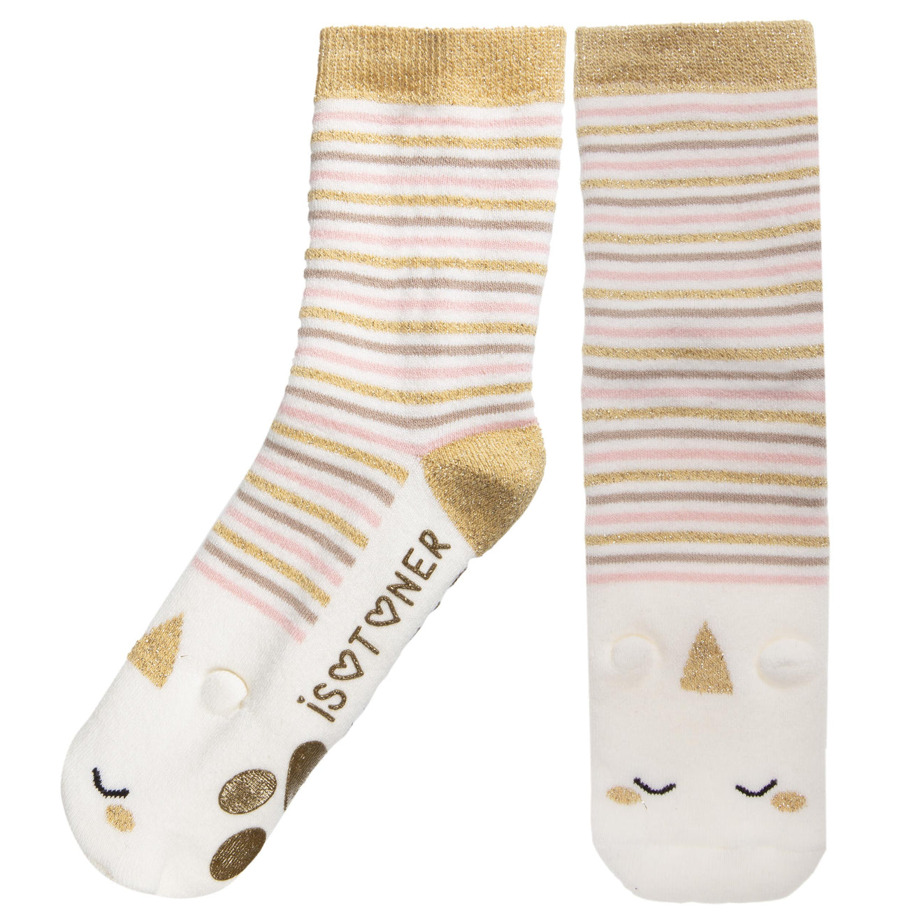 Calcetines antideslizantes Niños Unicornio Rosa 5/8 años