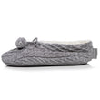 Calcetines-pantuflas forrados Mujer Malla Gris jaspeado