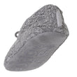 Calcetines-pantuflas forrados Mujer Malla Gris jaspeado