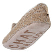 Calcetines-pantuflas forrados Mujer Malla Gato Beige