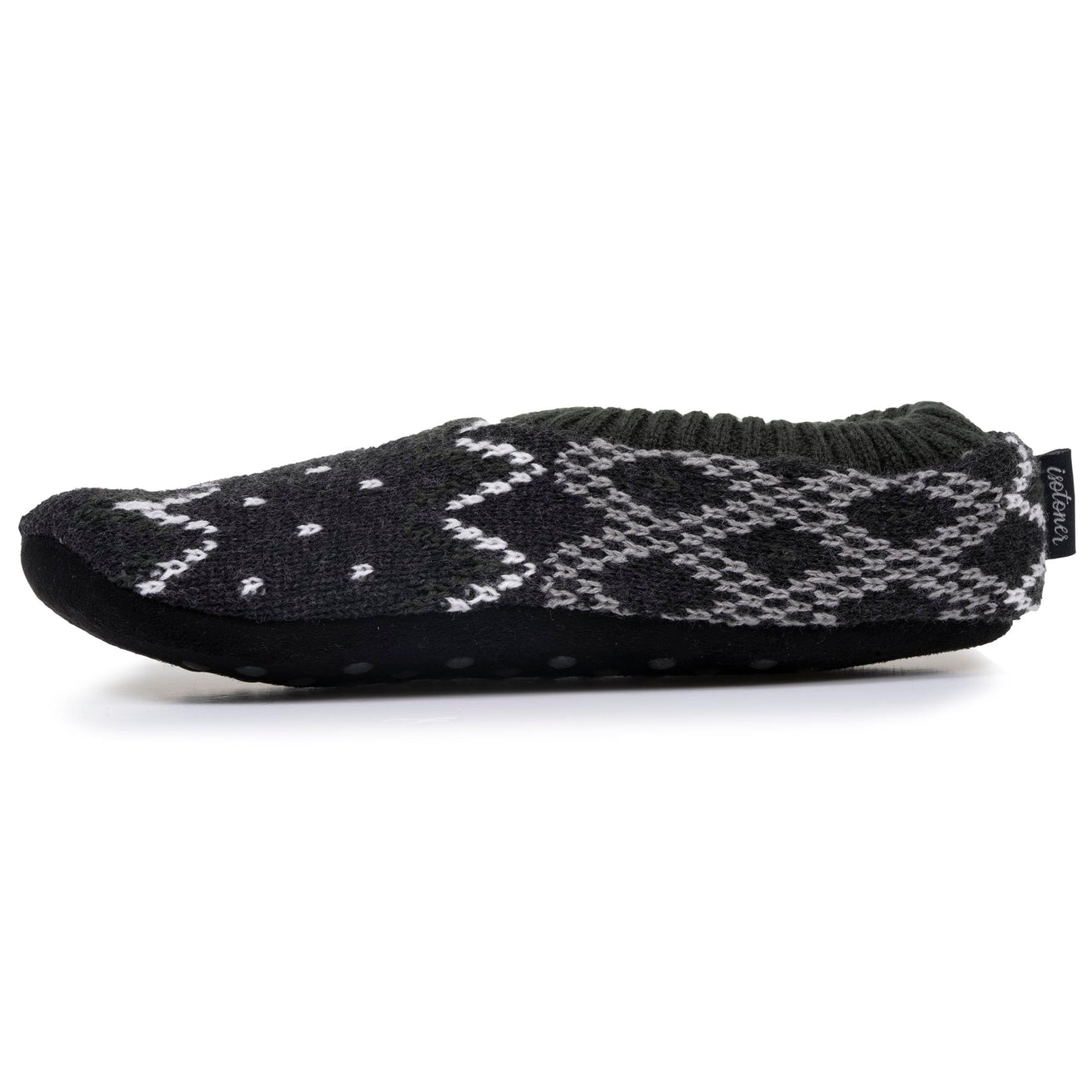 Calcetines-pantuflas Hombre Jacquard Gris