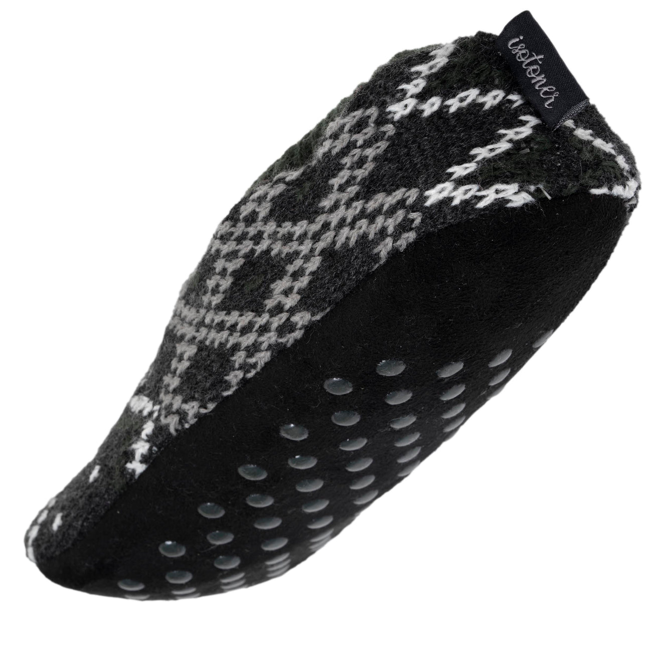 Calcetines-pantuflas Hombre Jacquard Gris