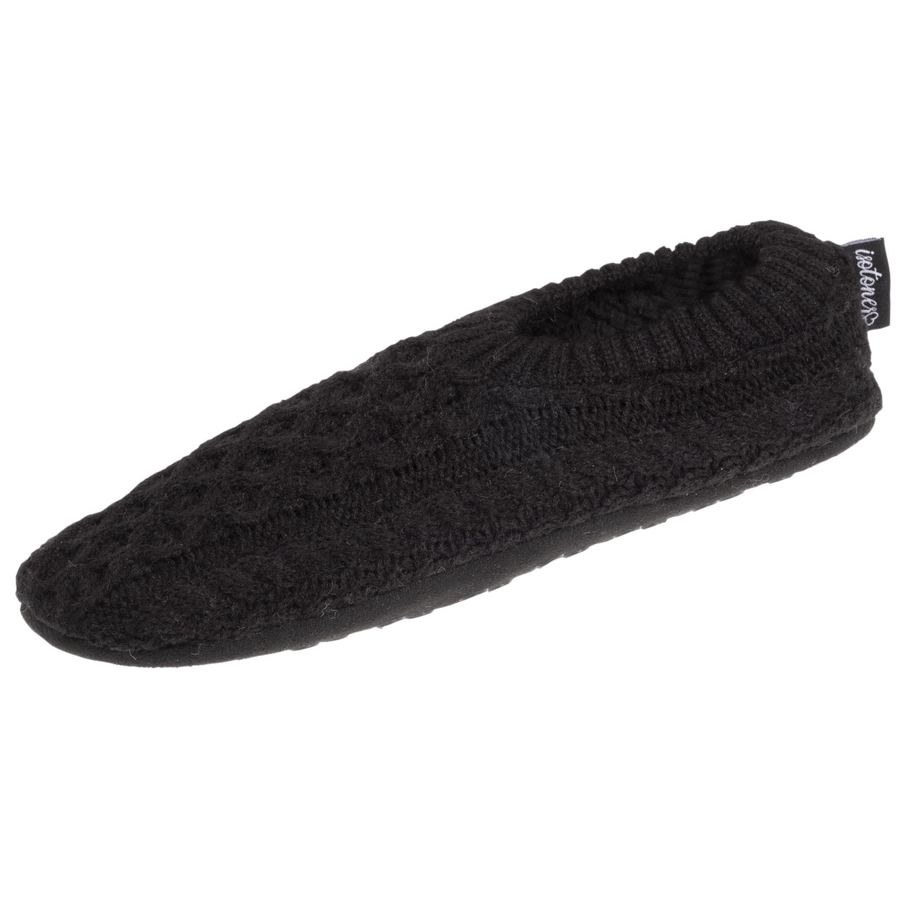 Calcetines-pantuflas Hombre Negro Retorcido