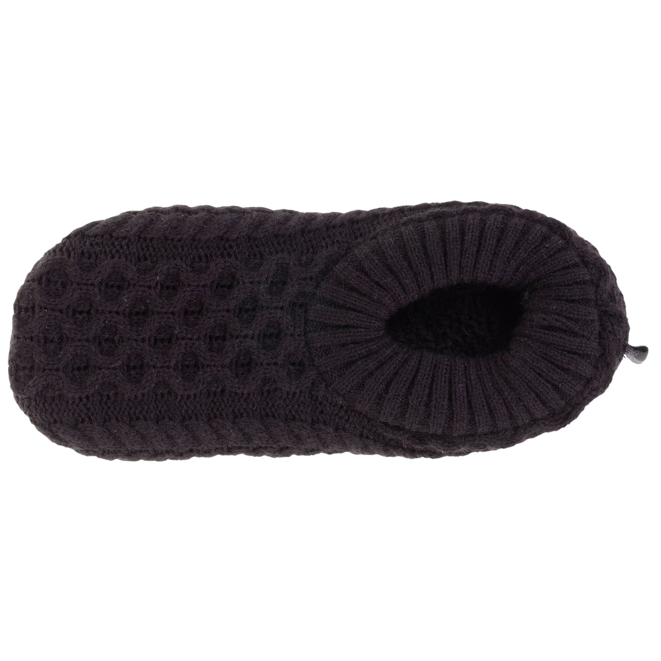 Calcetines-pantuflas Hombre Negro Retorcido