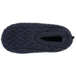 Calcetines-pantuflas Hombre Malla Marino jaspeado