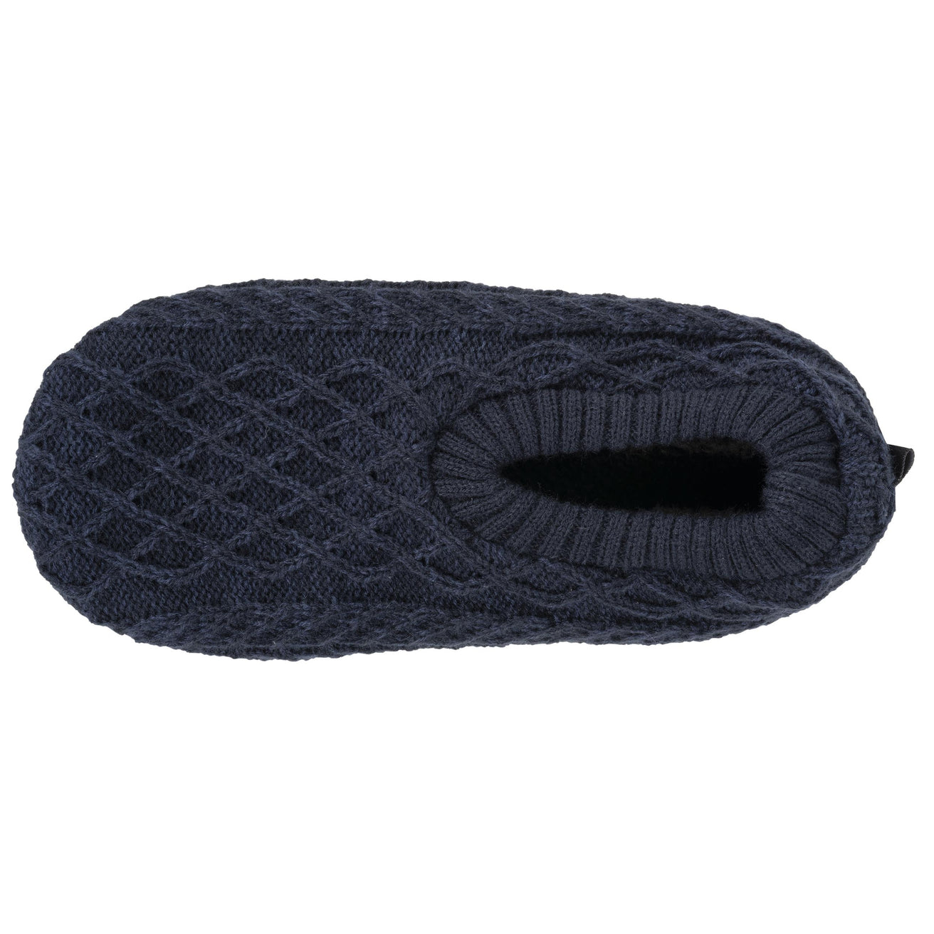 Calcetines-pantuflas Hombre Malla Marino jaspeado
