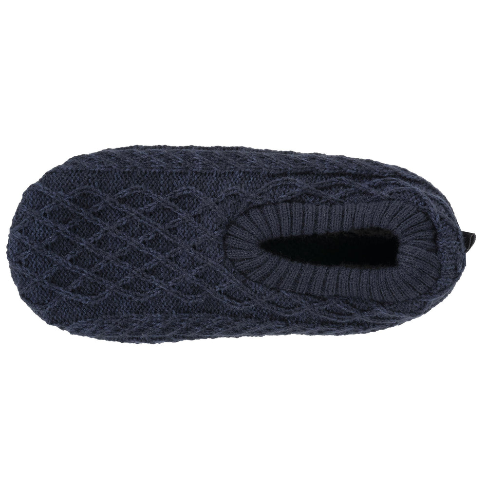 Calcetines-pantuflas Hombre Malla Marino jaspeado - Isotoner