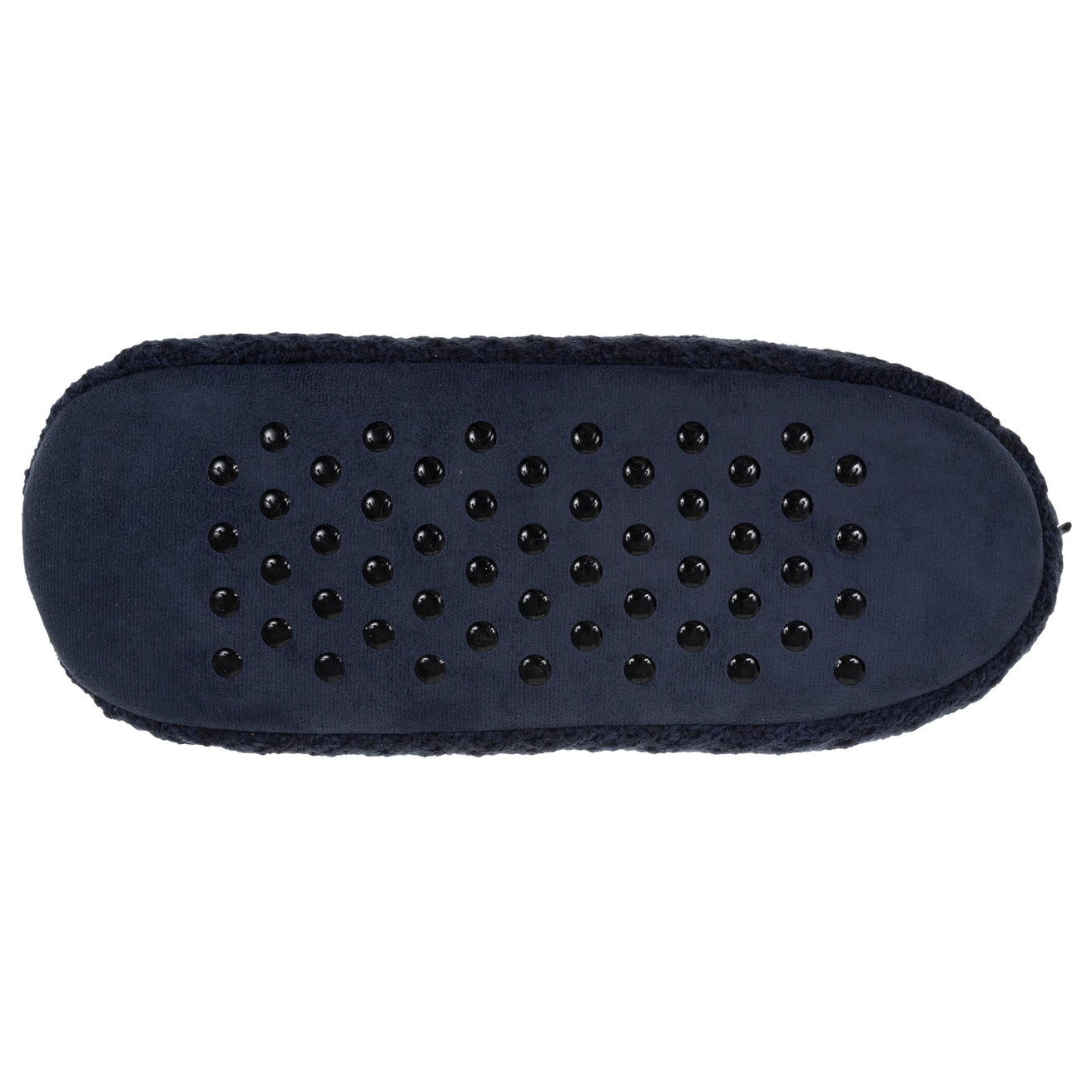 Calcetines-pantuflas Hombre Malla Marino jaspeado