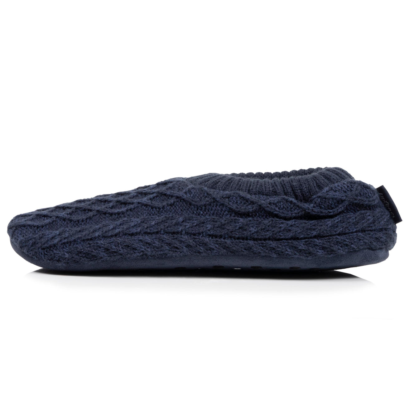 Calcetines-pantuflas Hombre Malla Marino jaspeado