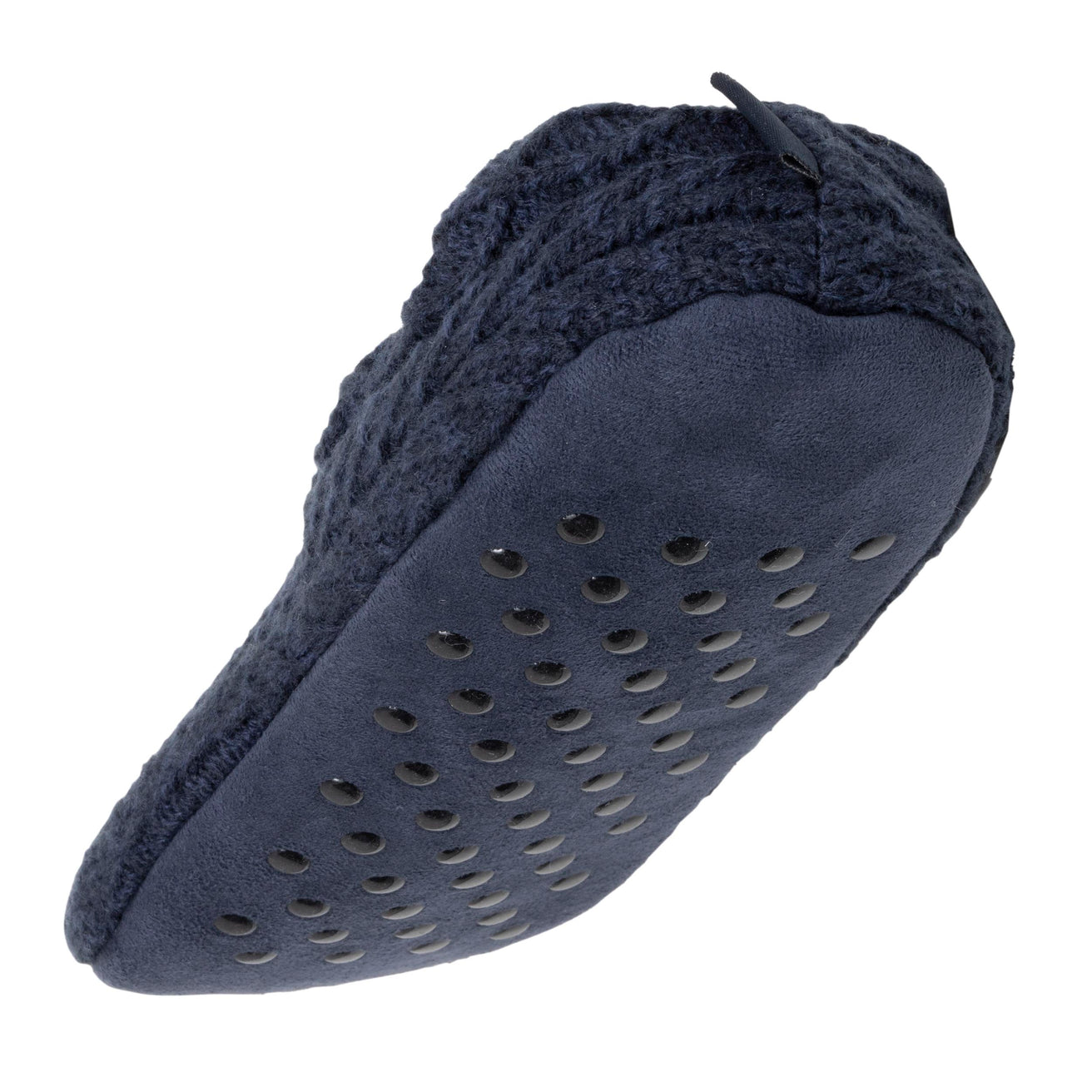Calcetines-pantuflas Hombre Malla Marino jaspeado